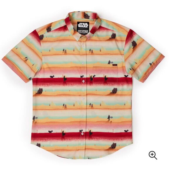 RSVLTS Star Wars Mandalorian Layers Shirt Sleeve Shirt 2XL NWT - Picture 8 of 8